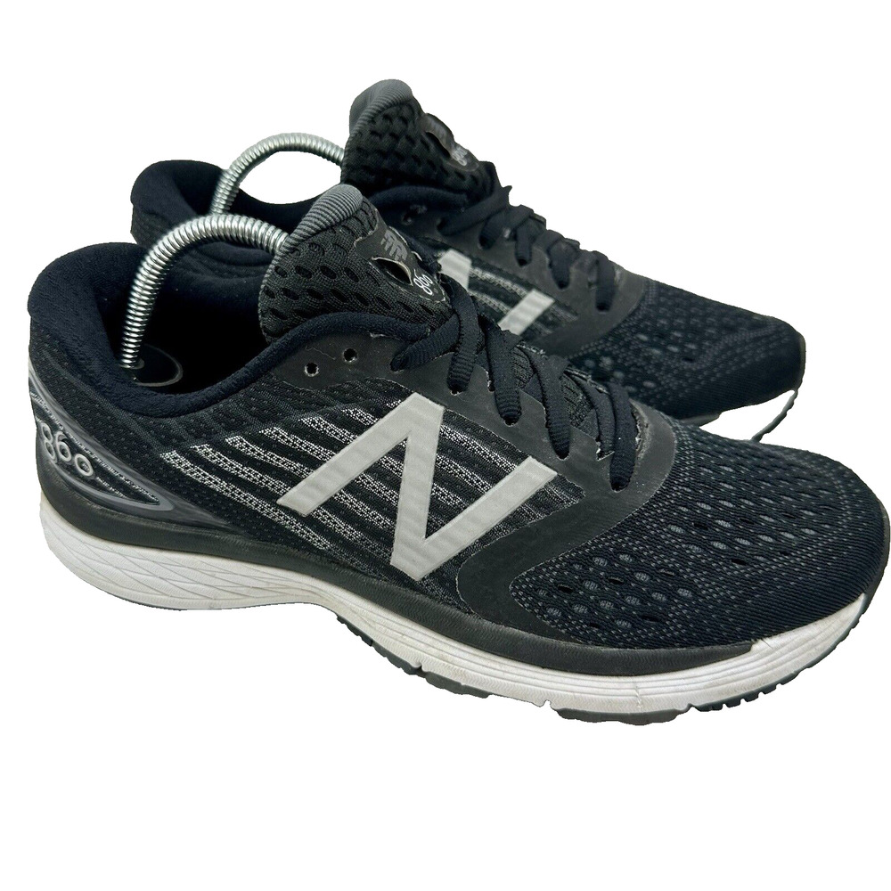 New Balance Women's Running Shoes 860 v9 Size US 8.5 (B) Black/Grey 2019